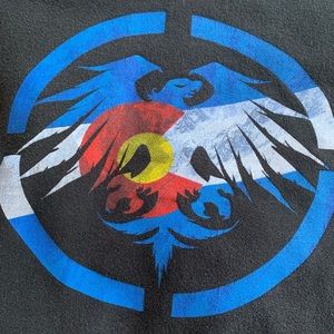 Colorado Flag Neversummer Snowboarding Hoodie